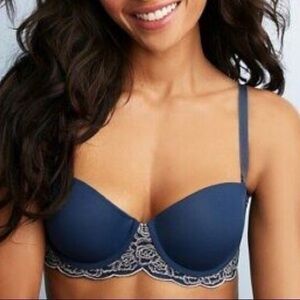 NWT Maidenform Bra Push Up Wonderbra Demi Coverage 34C New
